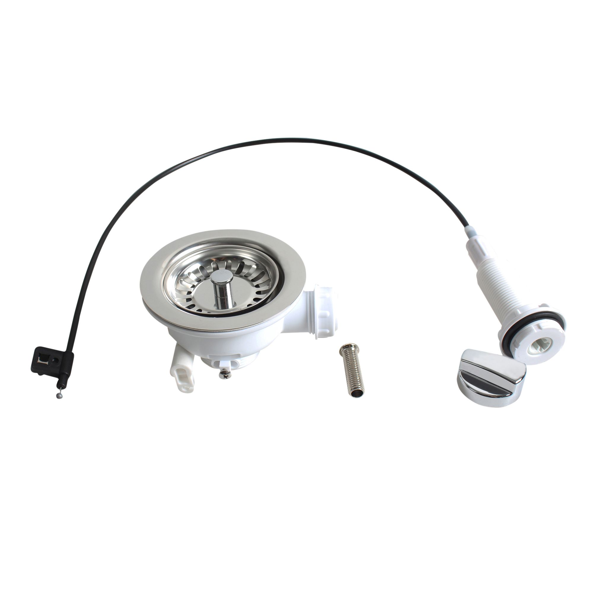 Flomasta Unslotted Sink Waste - (Dia)90mm