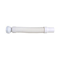 Flomasta White Flexible waste pipe (Dia)32mm (L)0.32m