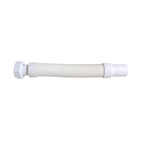 Flomasta White Flexible waste pipe (Dia)32mm (L)0.32m