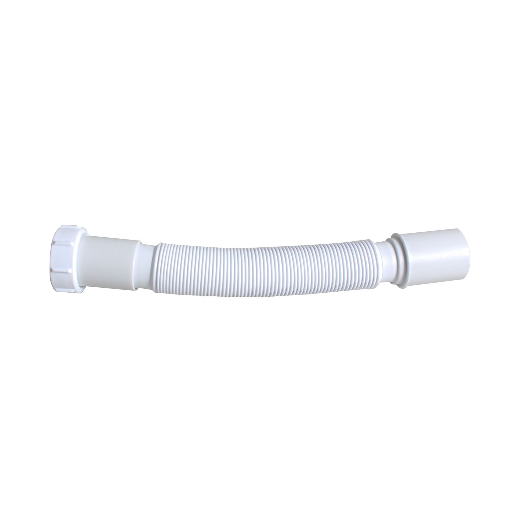 Flomasta White Flexible waste pipe (Dia)40mm (L)0.33m | Tradepoint