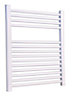Flomasta White Towel warmer (W)600mm x (H)700mm