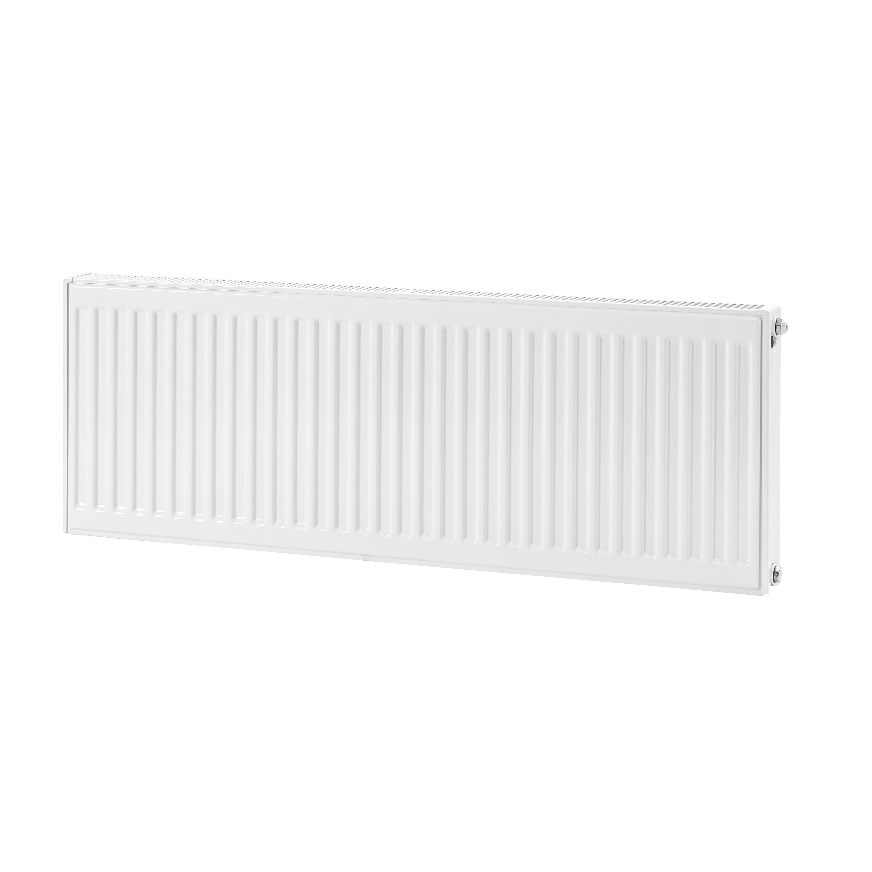 Flomasta White Type 21 Double Panel Radiator, (W)1200mm x (H)400mm