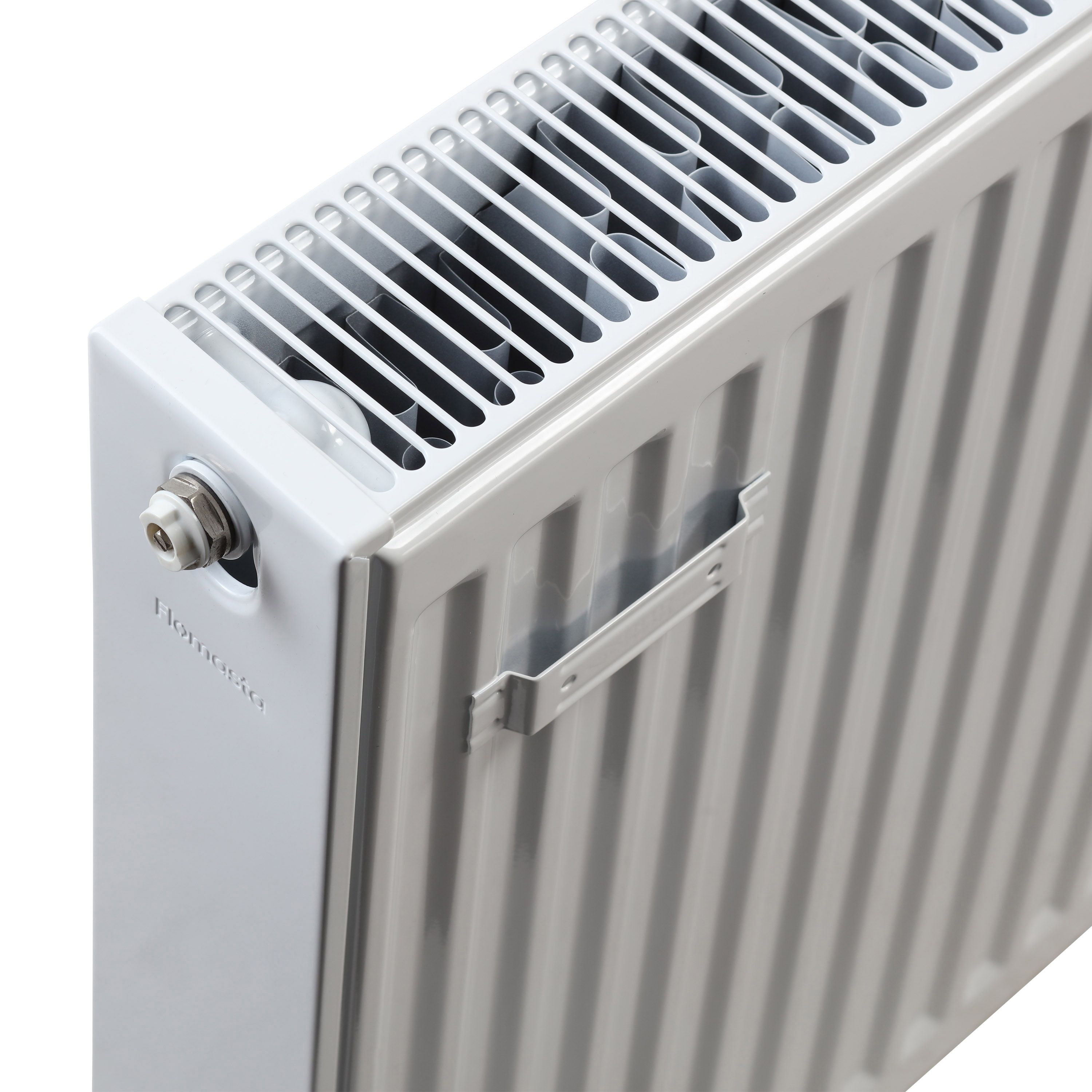 Flomasta White Type 22 Double Panel Radiator, (W)1200mm x (H)600mm