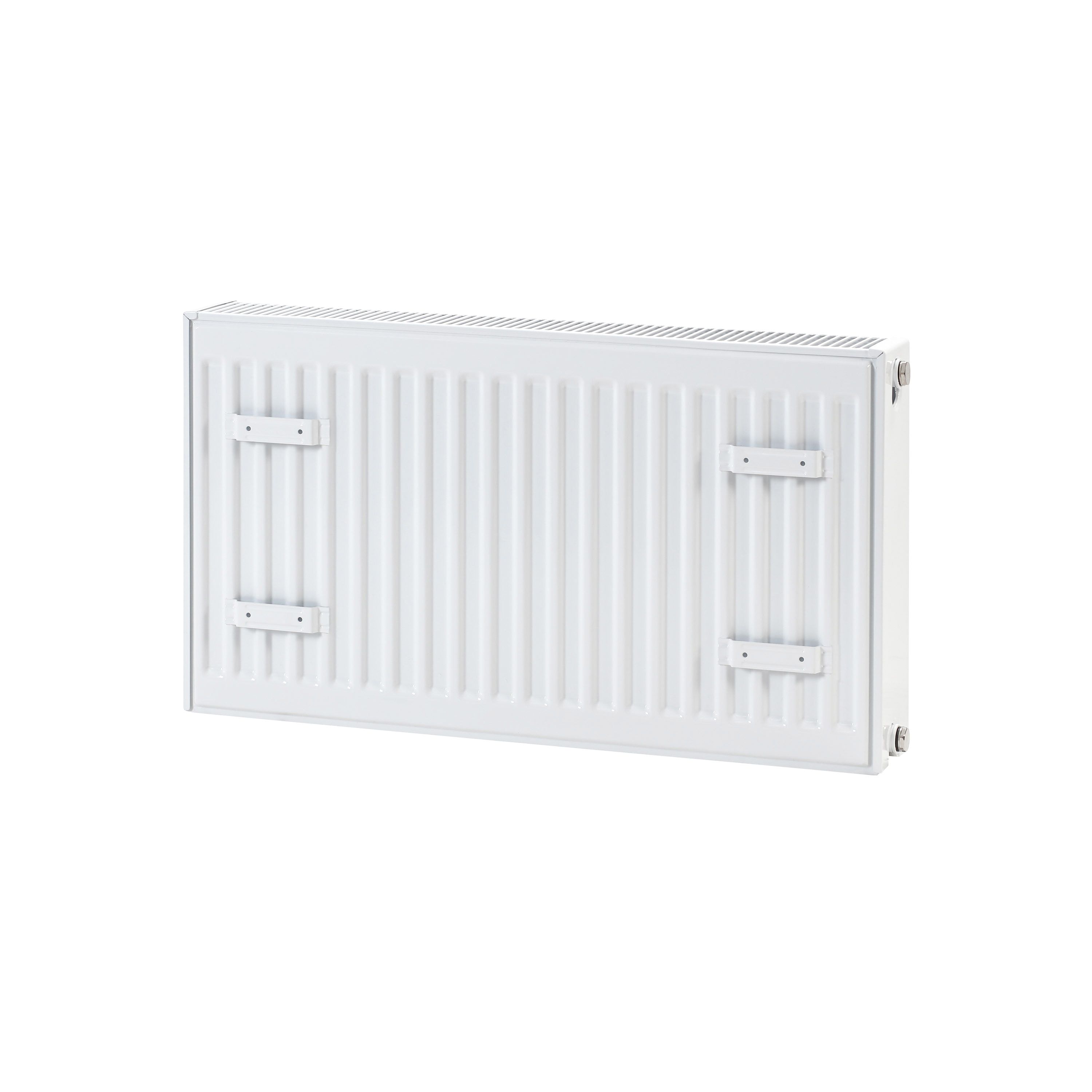 Flomasta White Type 22 Double Panel Radiator, (W)700mm x (H)400mm