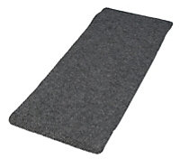 Flooring Grey Plain Scraper mat, 120cm x 50cm
