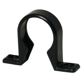 FloPlast Black Push-fit Waste pipe Clip (Dia)32mm, Pack of 3