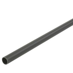 FloPlast Black Push-fit Waste pipe, (L)3m (Dia)32mm