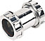 FloPlast Chrome effect Compression Waste pipe Coupler (Dia)40mm