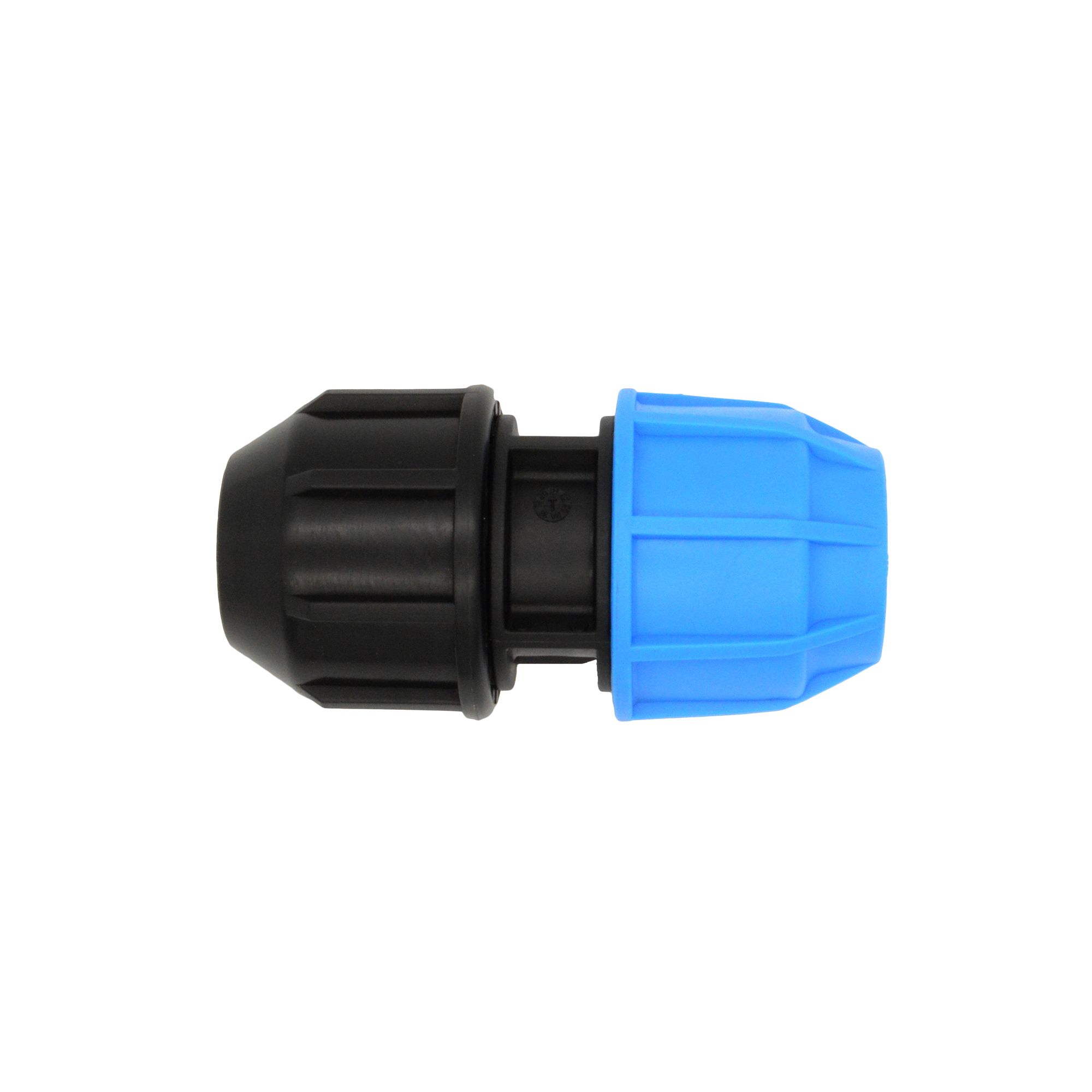 FloPlast Compression Straight Reducing Pipe fitting adaptor (Dia)20mm (Dia)15mm 55.5mm
