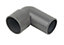 FloPlast Grey Bend (Dia)32mm, Pack of 5