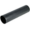 FloPlast Grey Cast iron effect Round Downpipe (L)2.5m (Dia)68mm