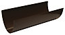 FloPlast Hi-cap Brown Gutter length (L)3m (Dia)115mm