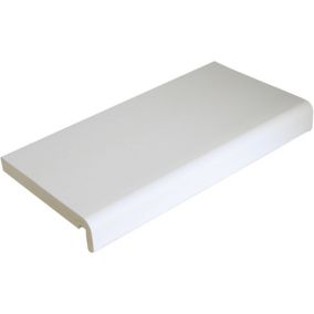 FloPlast Mammoth White Fascia board, (L)4m (W)175mm