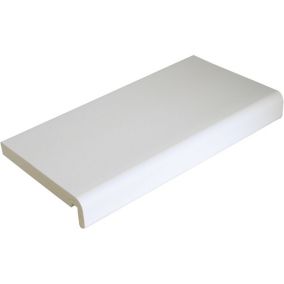 FloPlast Mammoth White Fascia board, (L)4m (W)225mm