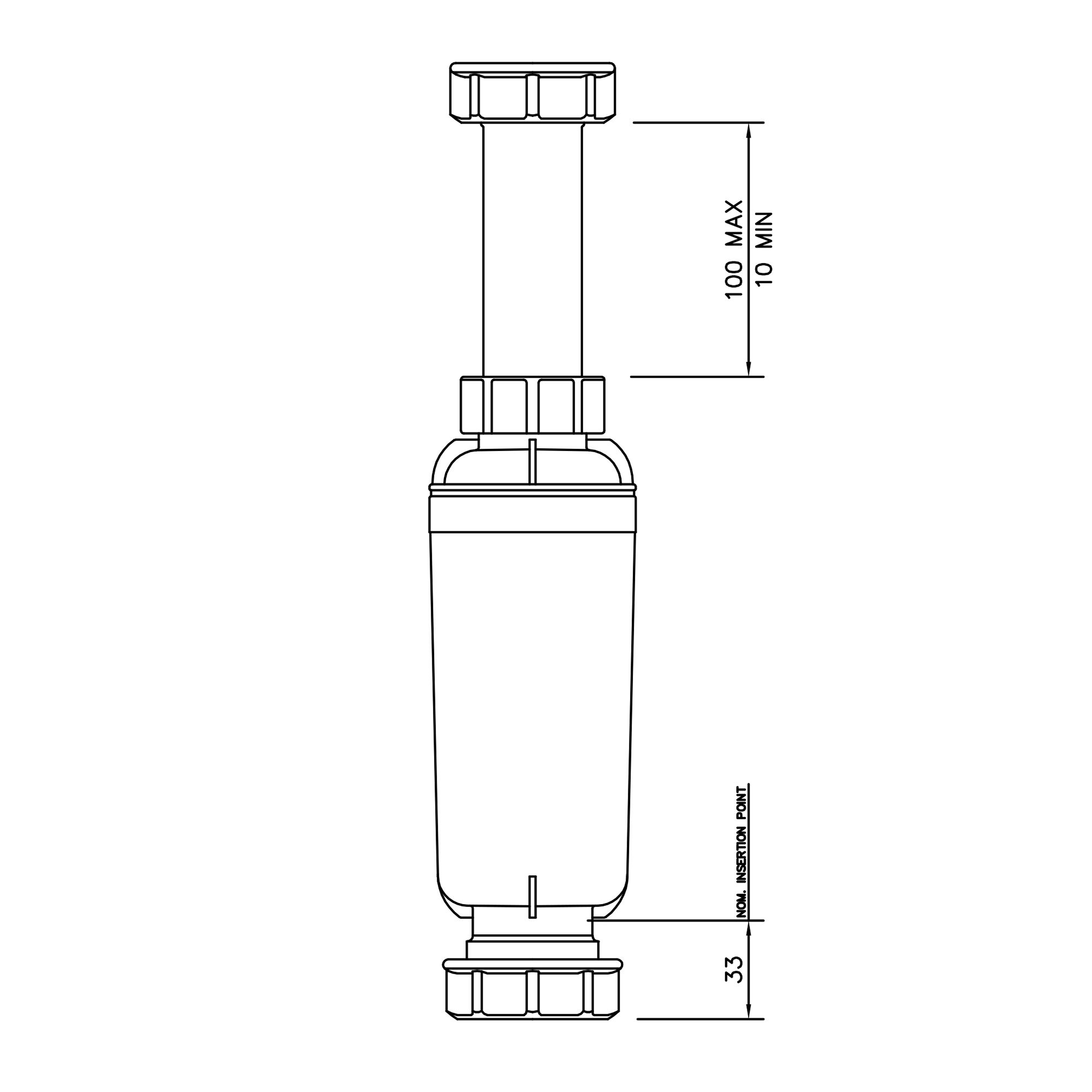 FloPlast Pedestal Trap (Dia)32mm
