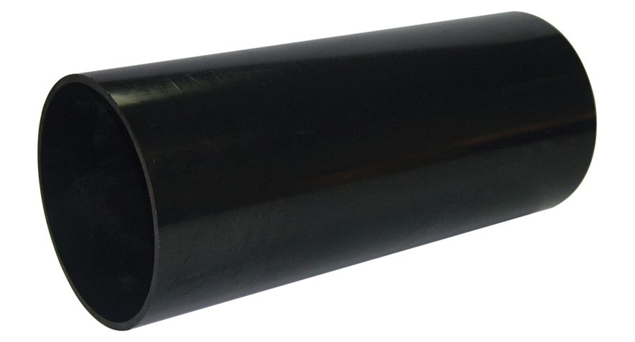 FloPlast Ring seal soil Black Single socket Soil pipe, (Dia)110mm (L ...