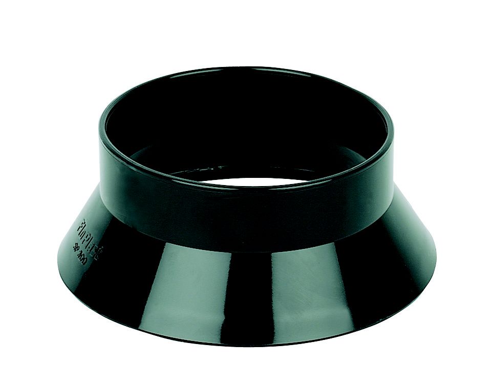 FloPlast Ring seal soil Black Weathering collar, (Dia)110mm