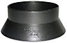 FloPlast Ring seal soil Black Weathering collar, (Dia)110mm