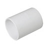 FloPlast Solvent Weld Waste Female Solvent weld Straight Equal Waste pipe Coupler 42mm, Pack of 5