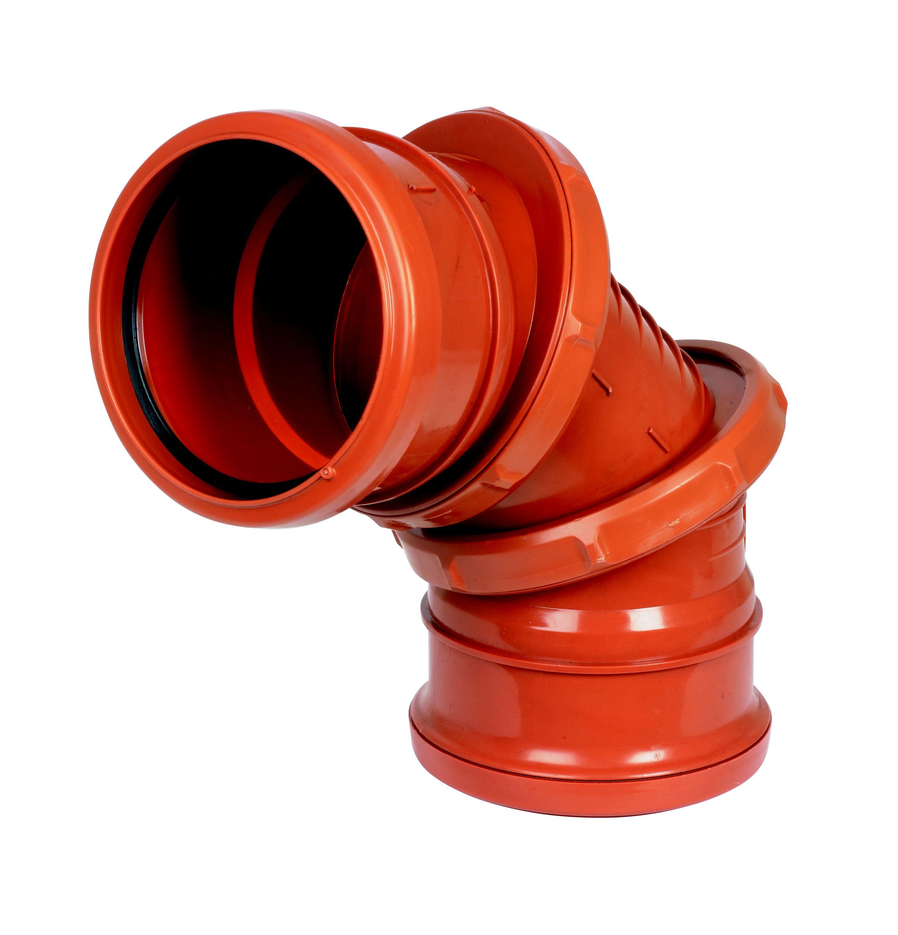 FloPlast Underground drainage Adjustable Bend 285114, (Dia)110mm (L)132mm