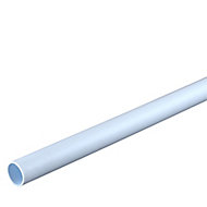 FloPlast White Push-fit Waste pipe, (L)3m (Dia)40mm