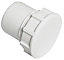 FloPlast White Solvent weld Waste pipe Access plug, (Dia)32mm