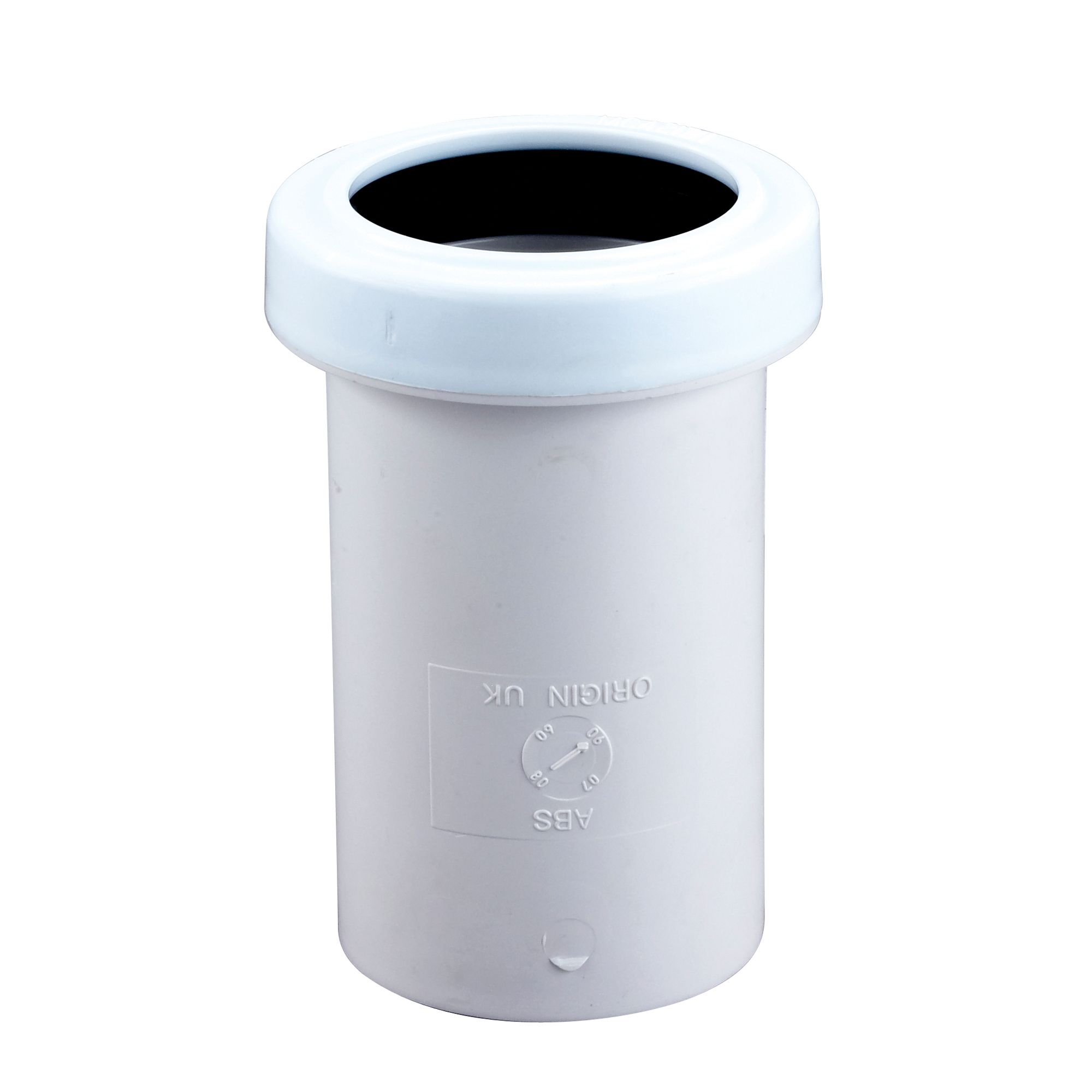 FloPlast White Solvent weld Waste pipe Coupler (Dia)40mm