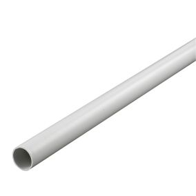 FloPlast White Solvent weld Waste pipe, (L)2m (Dia)40mm