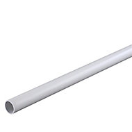 FloPlast White Solvent weld Waste pipe, (L)3m (Dia)32mm