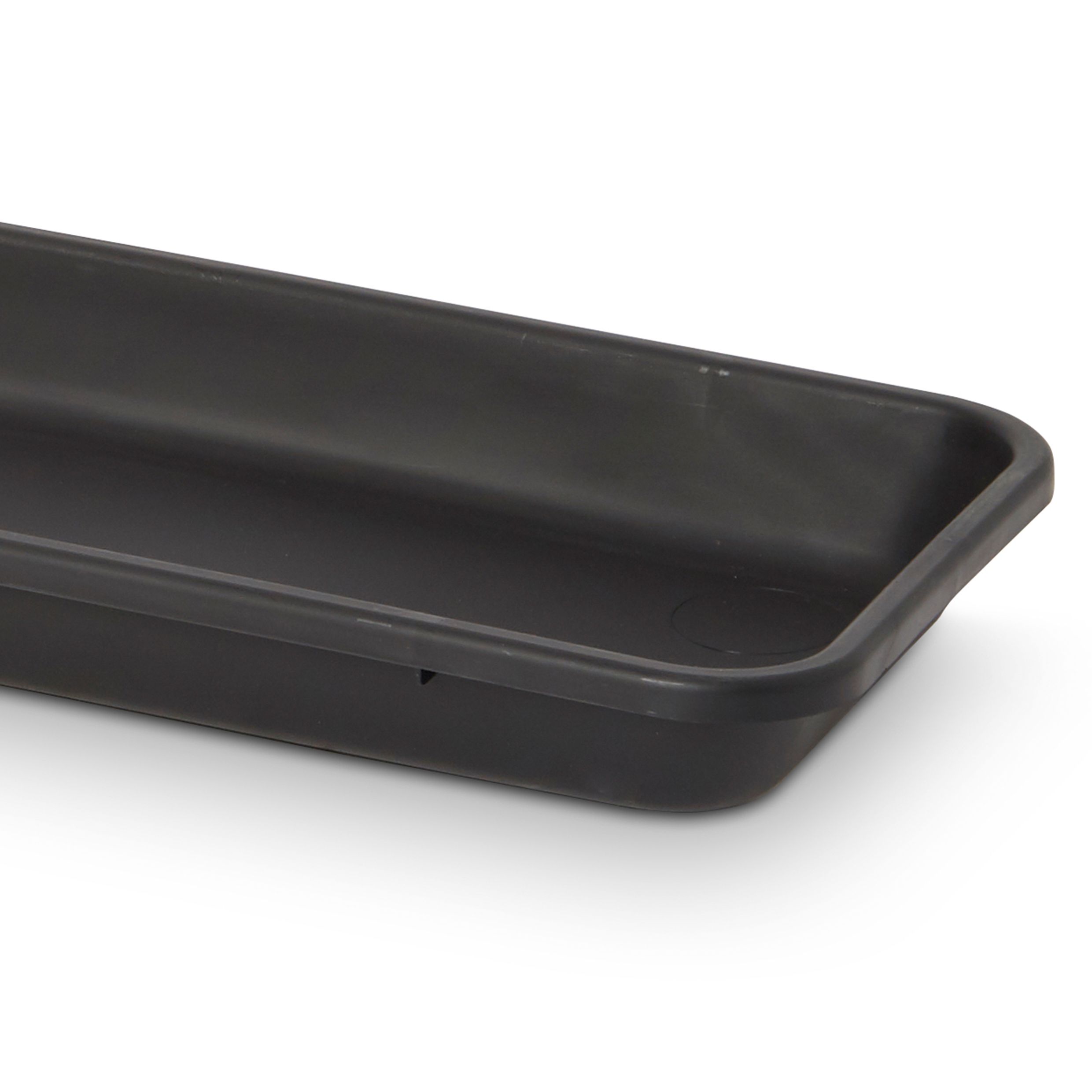Florus Black 60cm bell trough Saucer