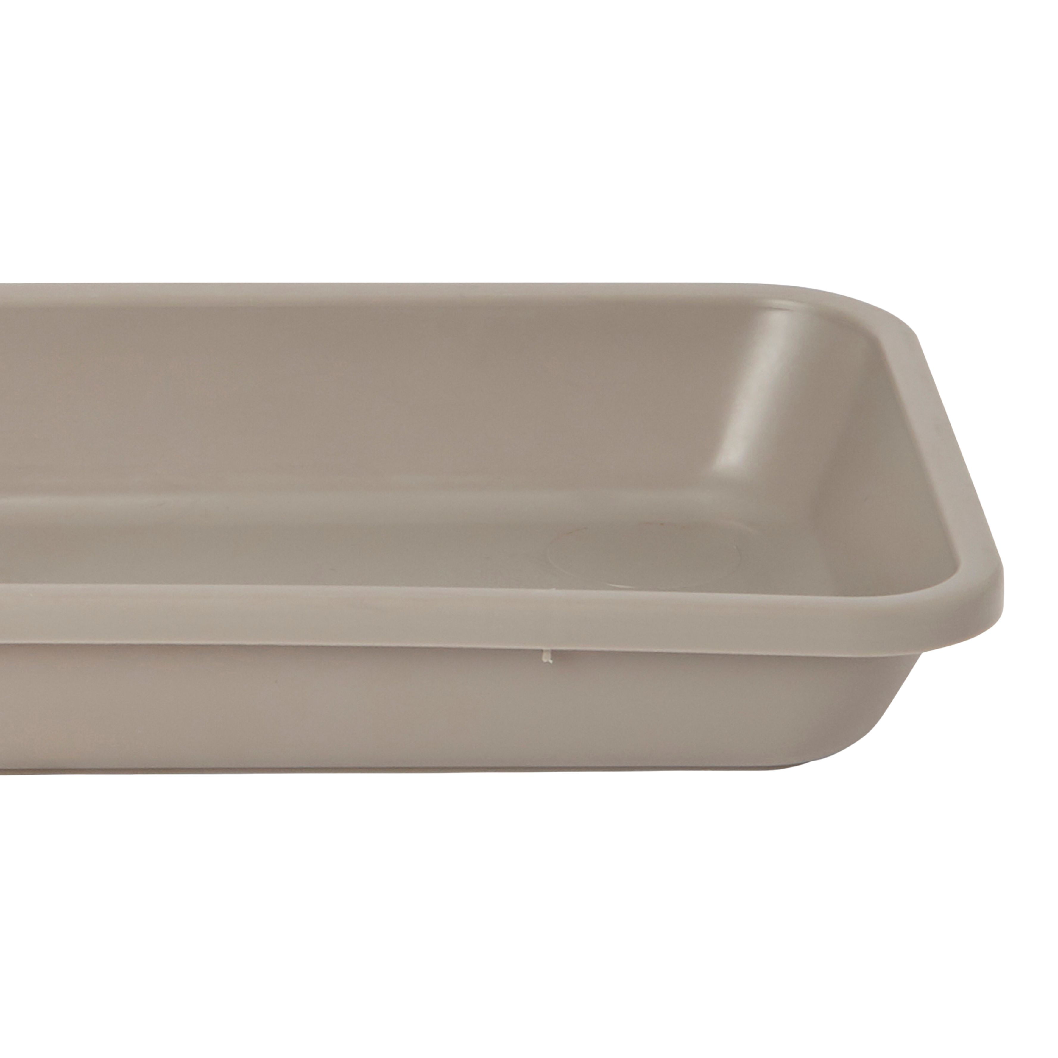 Florus Taupe 40cm bell trough Saucer