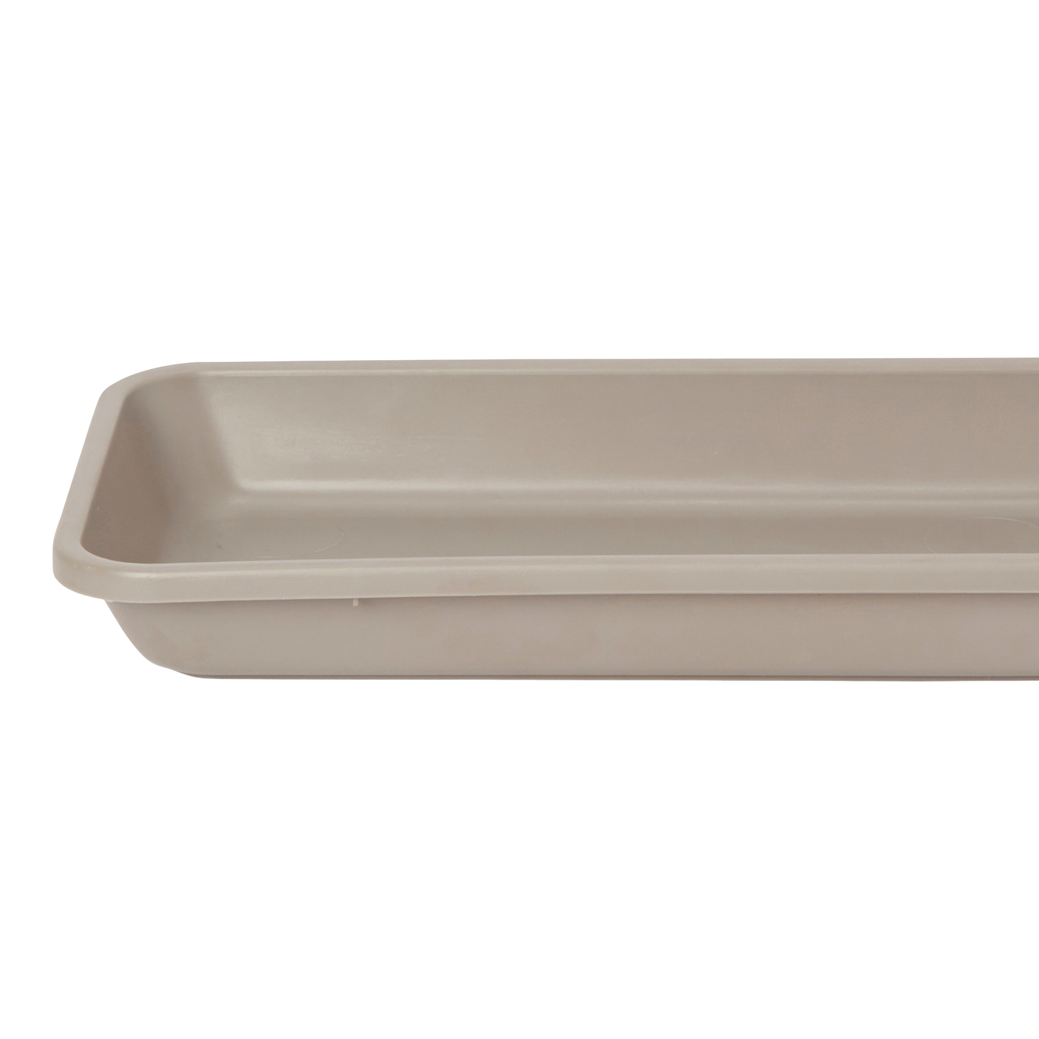 Florus Taupe 60cm bell trough Saucer