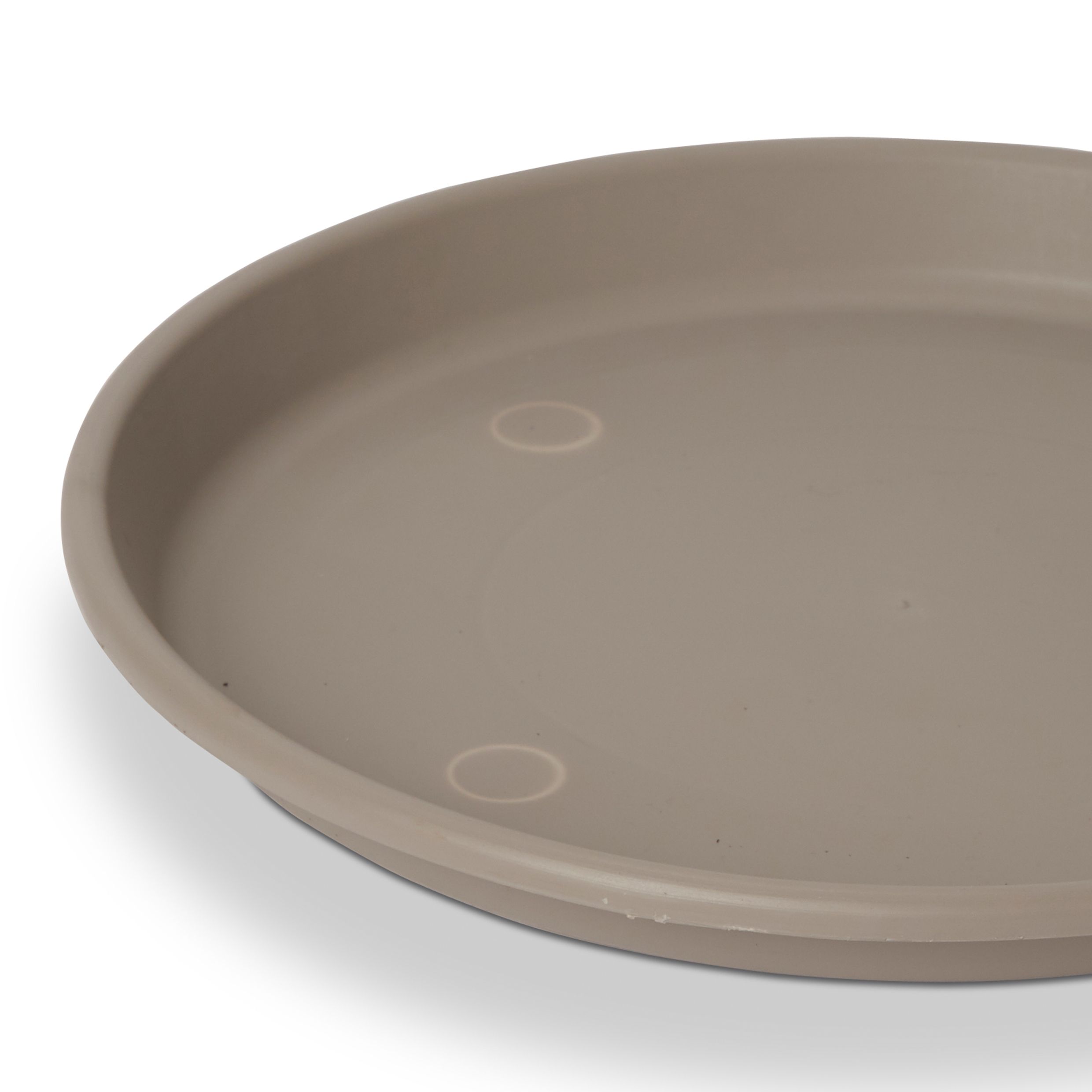 Florus Taupe Bell pot Saucer (Dia)29cm