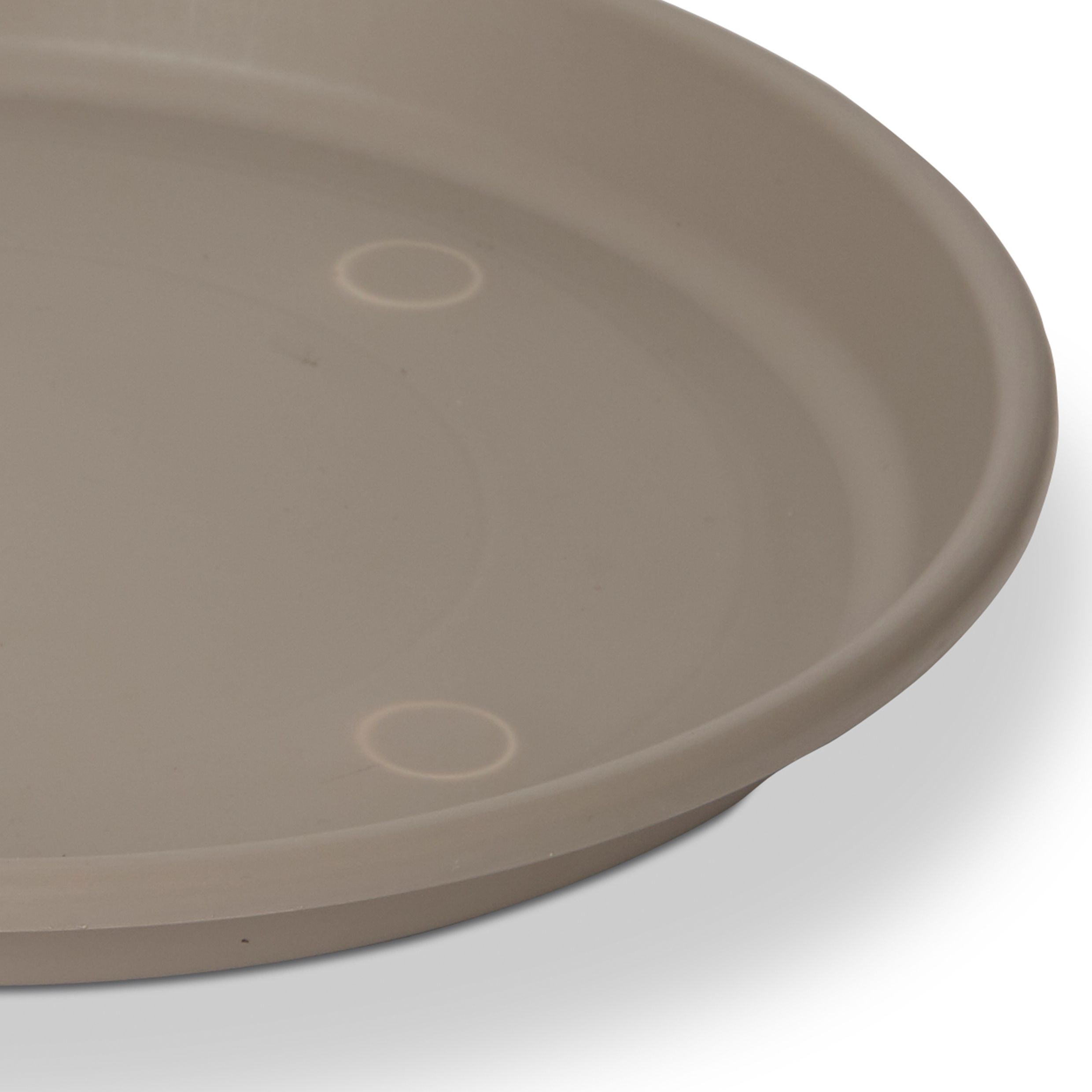 Florus Taupe Bell pot Saucer (Dia)29cm