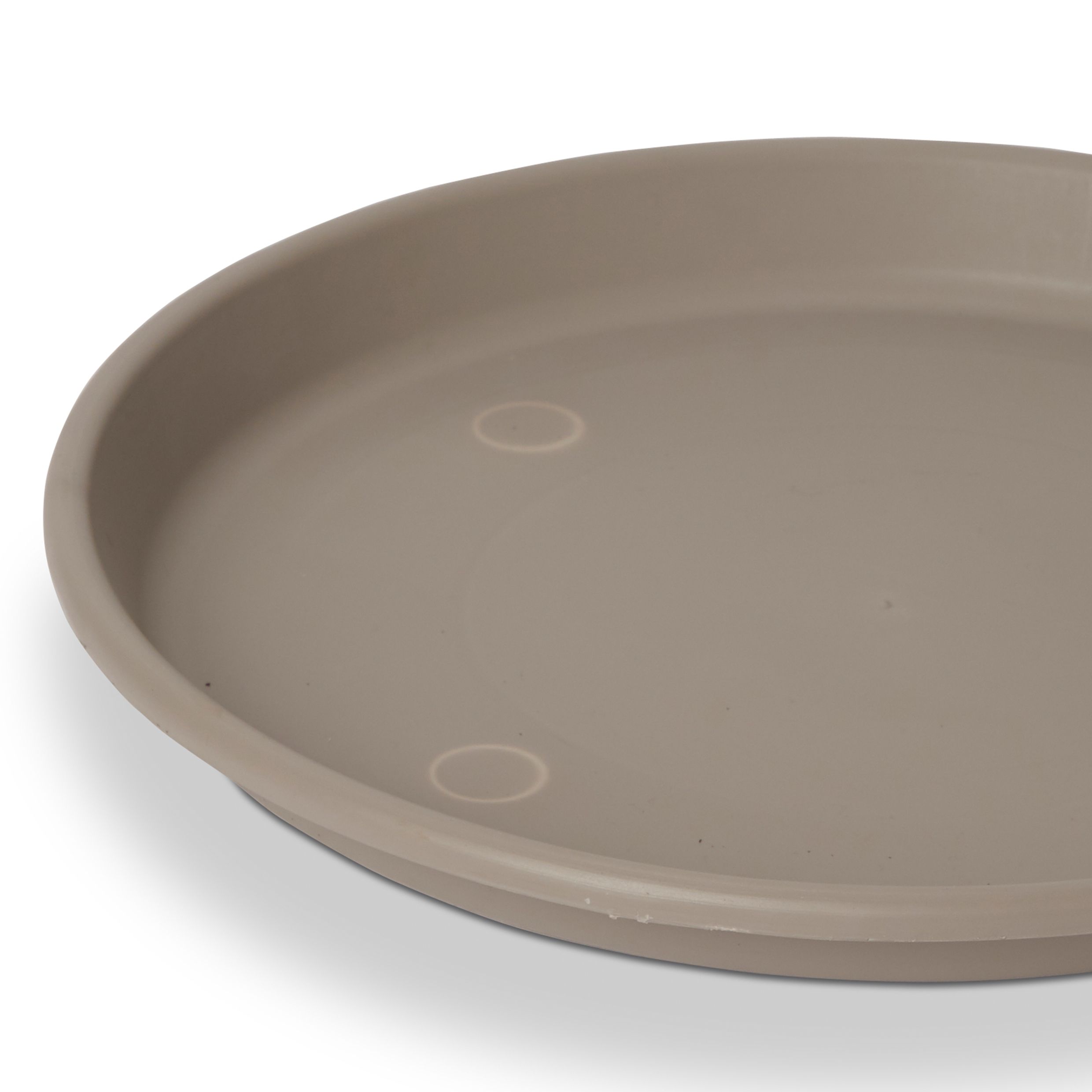Florus Taupe Bell pot Saucer (Dia)36cm