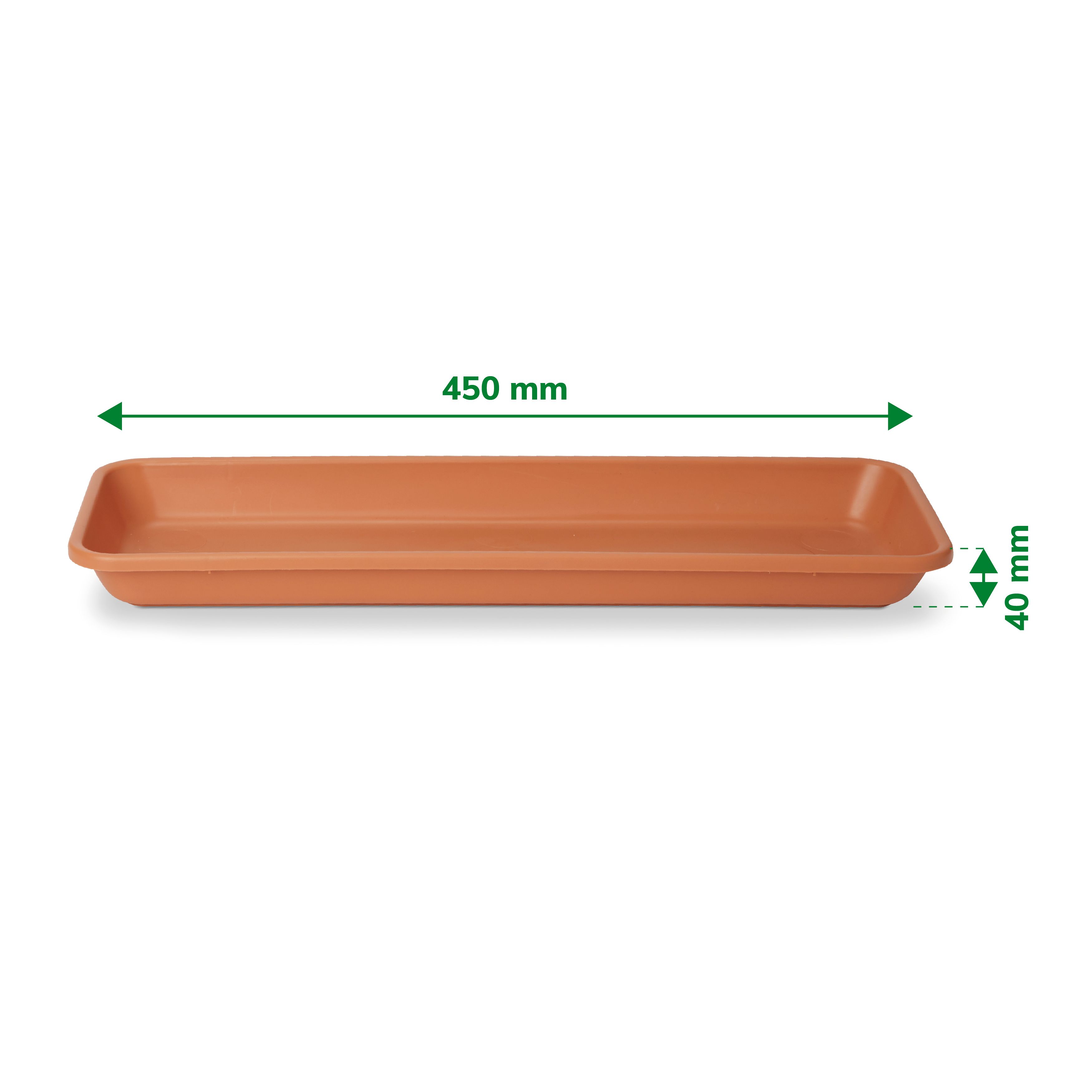 Florus Terracotta Bell trough Saucer