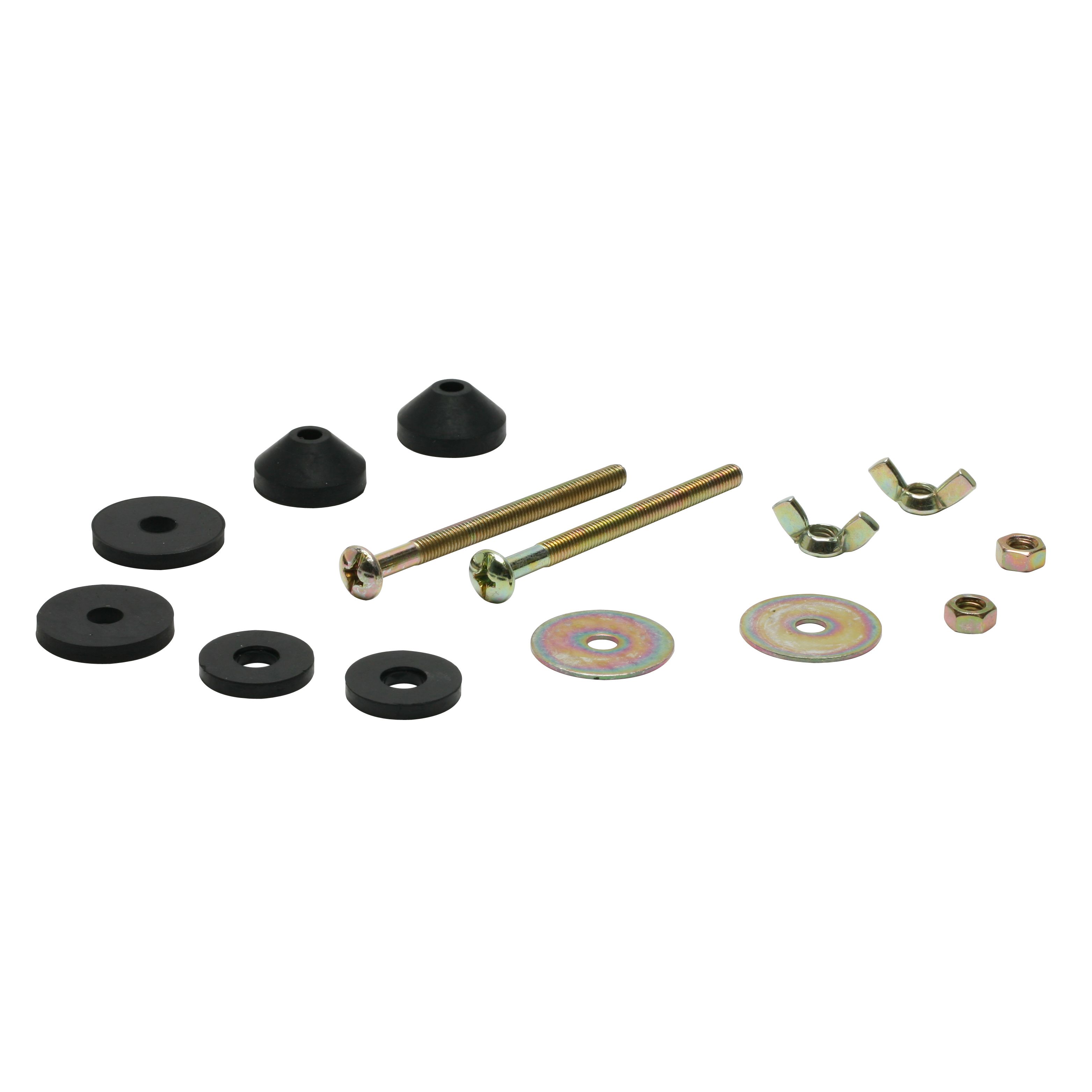 Fluidmaster Black & Brass 14 piece Close-coupling kit for Close coupled cistern