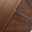 Flush Walnut veneer Internal Door, (H)1981mm (W)838mm (T)35mm
