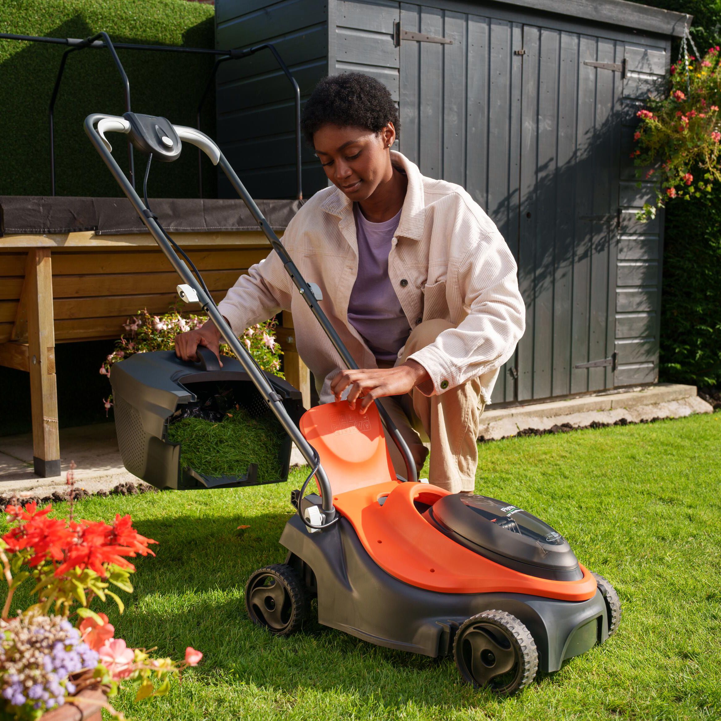 Flymo electric mower sale