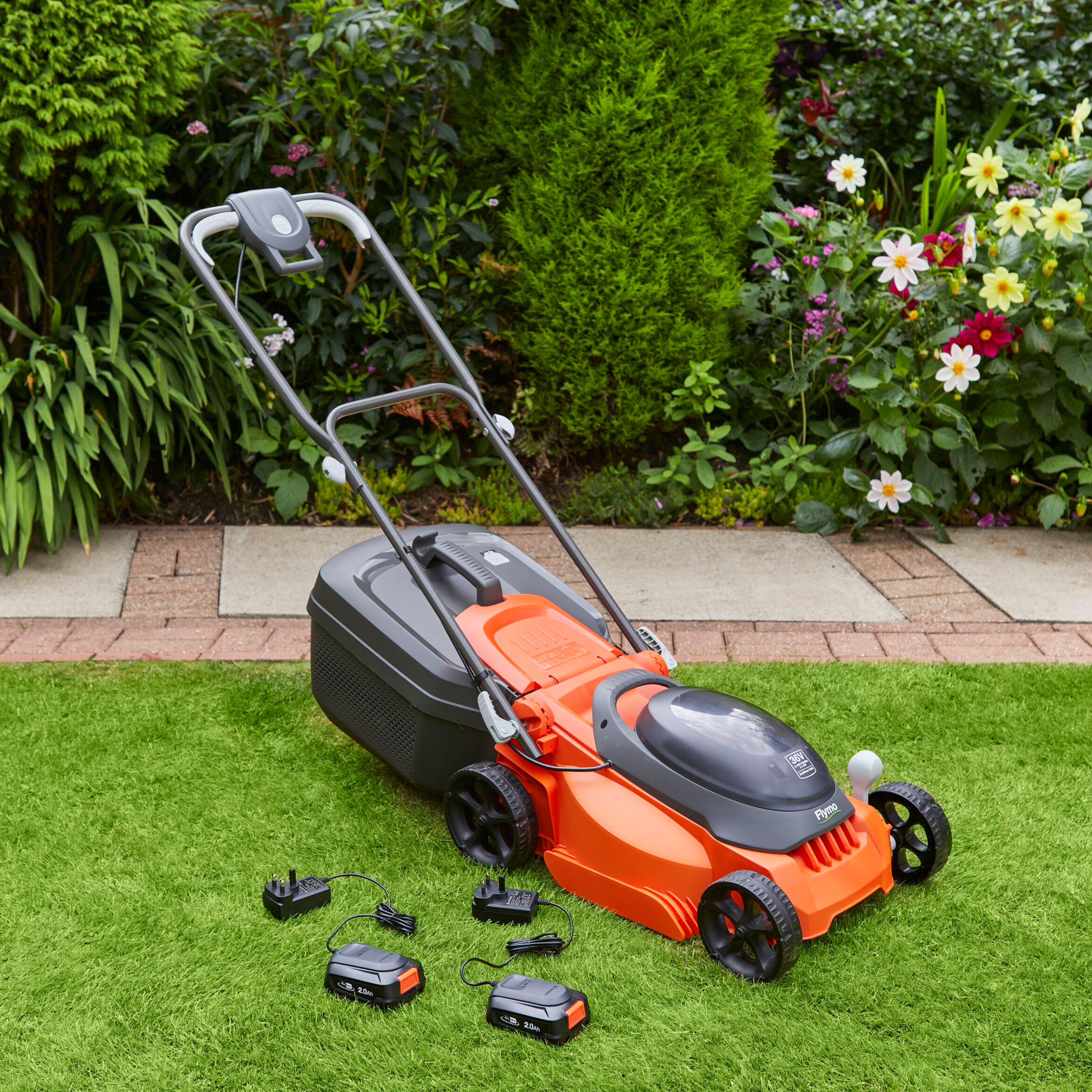 Flymo rotary deals lawn mower