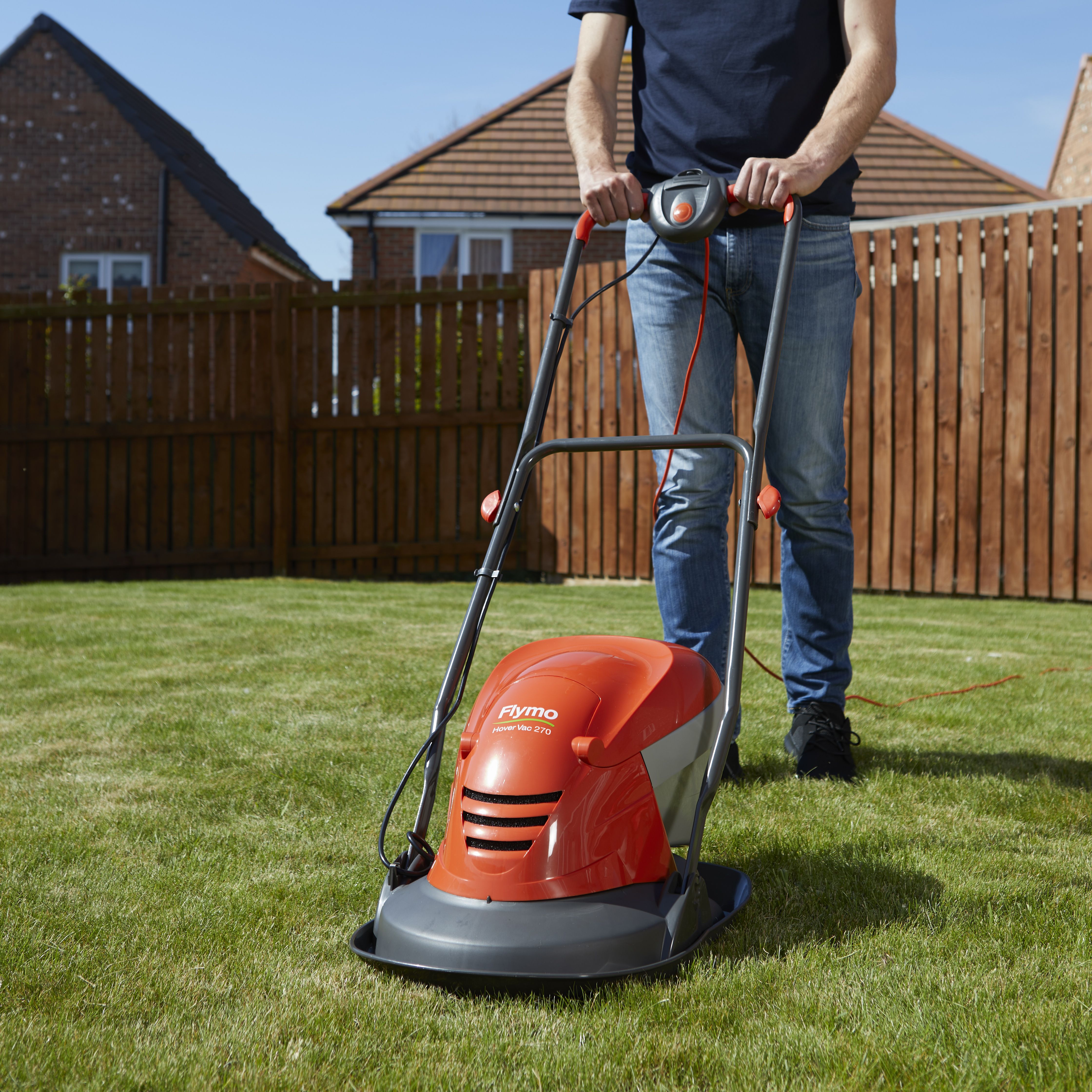 Hovering discount lawn mower