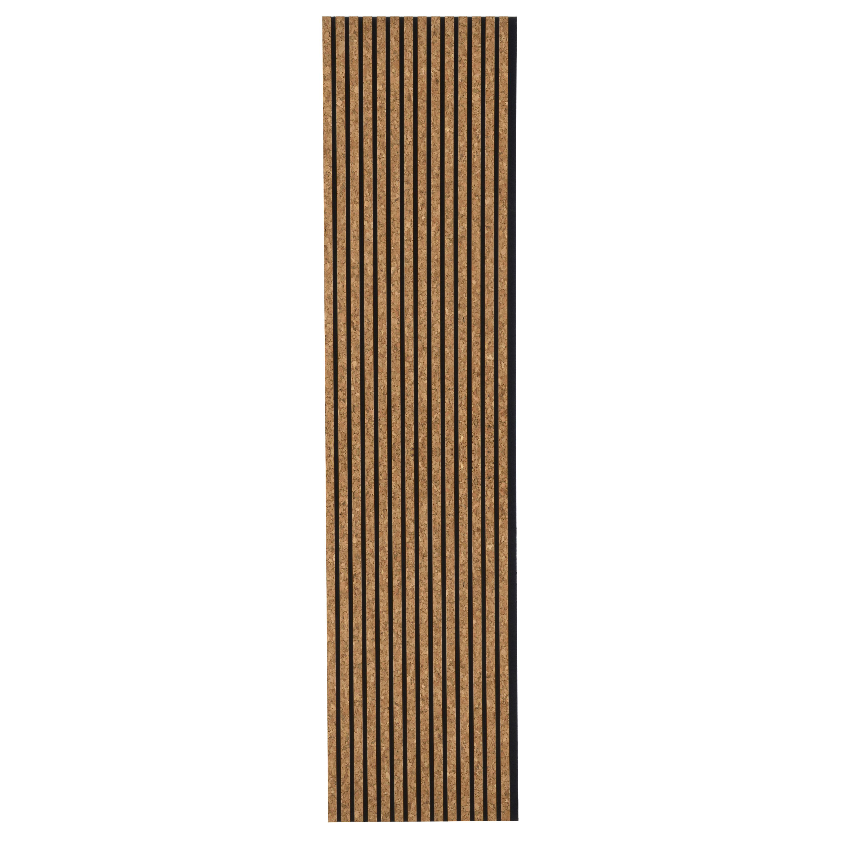 FN Acustico Cork veneer Acoustic panel (L)2400mm (W)572.5mm, 7.2kg