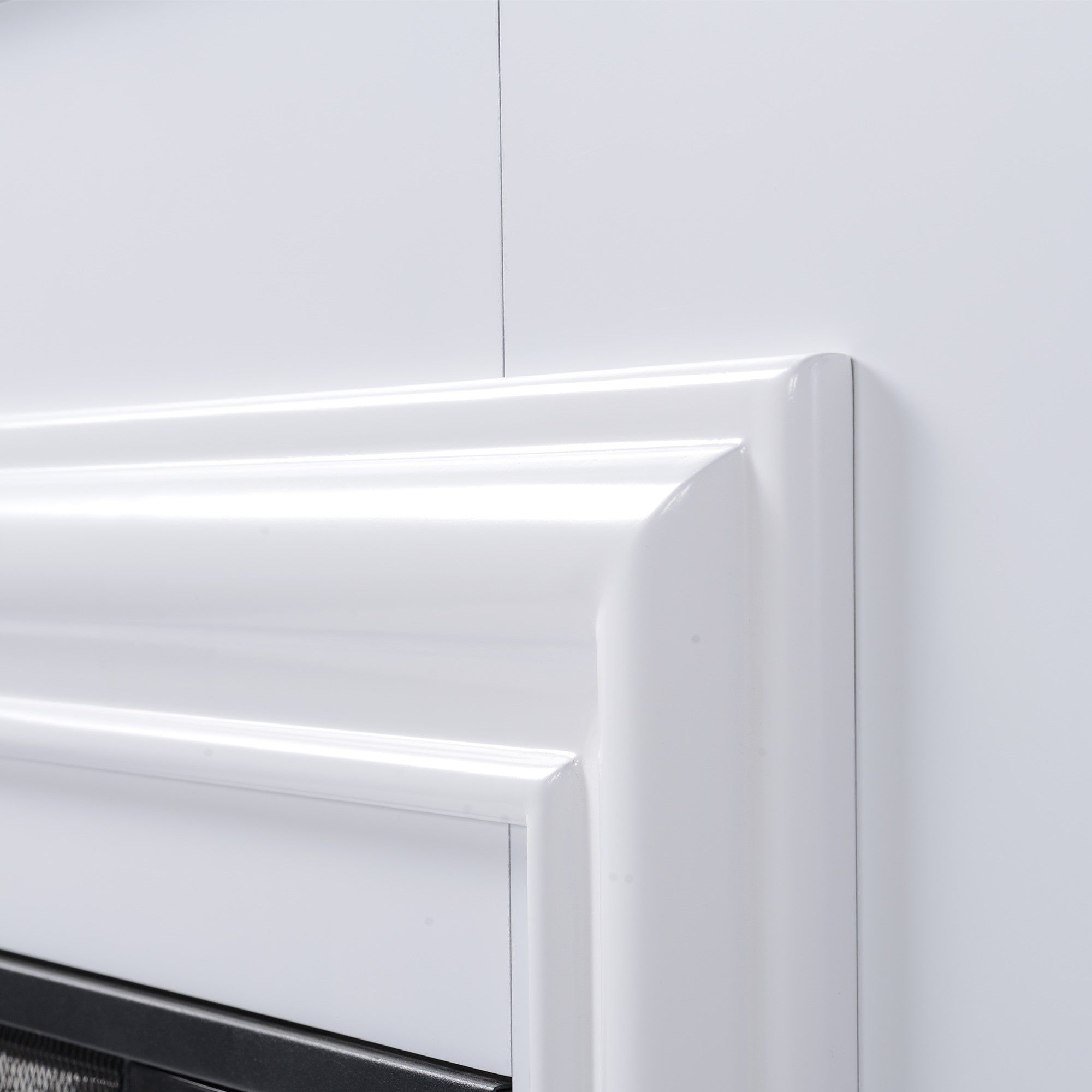 Focal Point Amersham White Freestanding Electric Fire suite