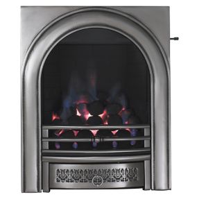 Focal Point Arch Chrome effect Slide control Gas Fire