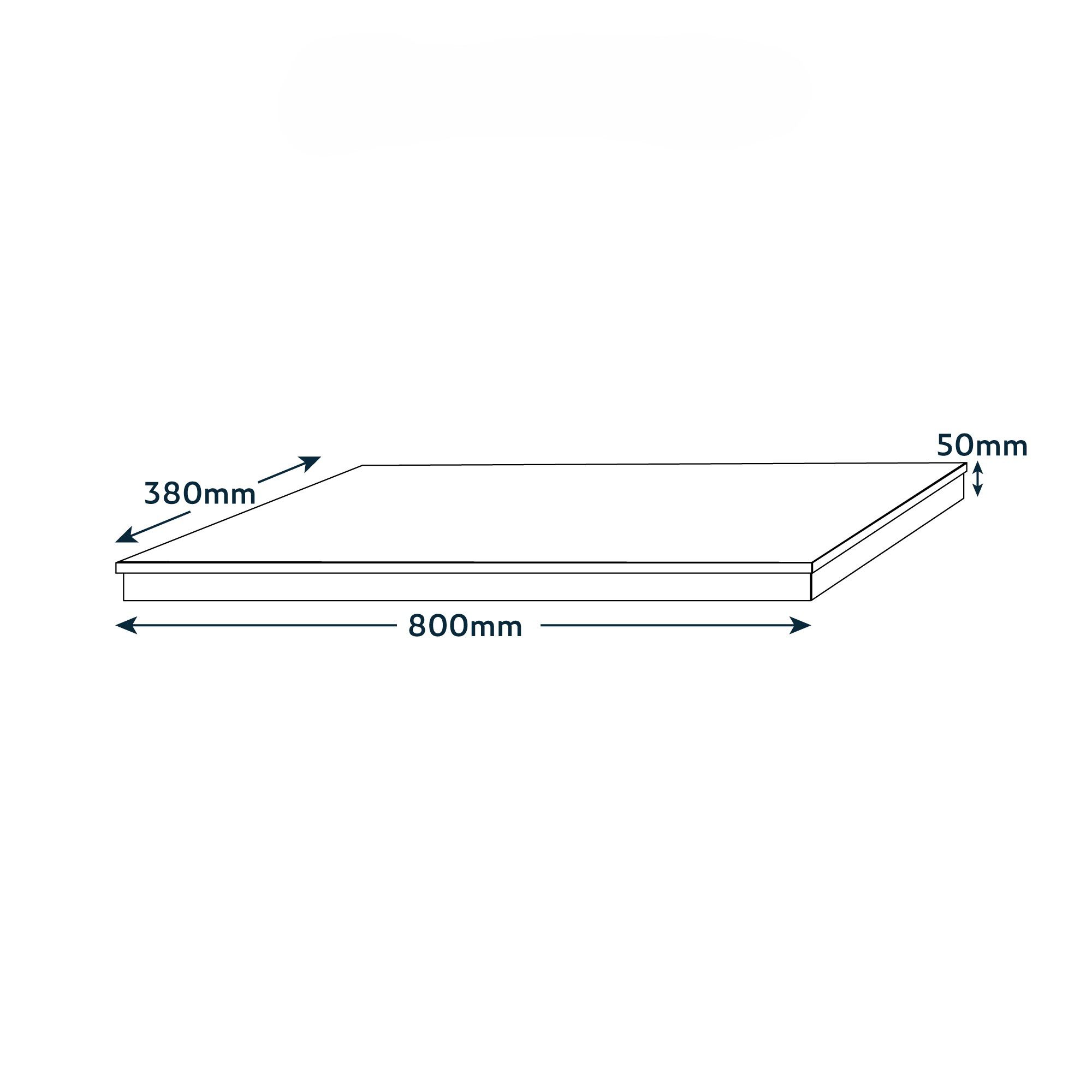 Focal Point Black Hearth (W)800mm (D)380mm