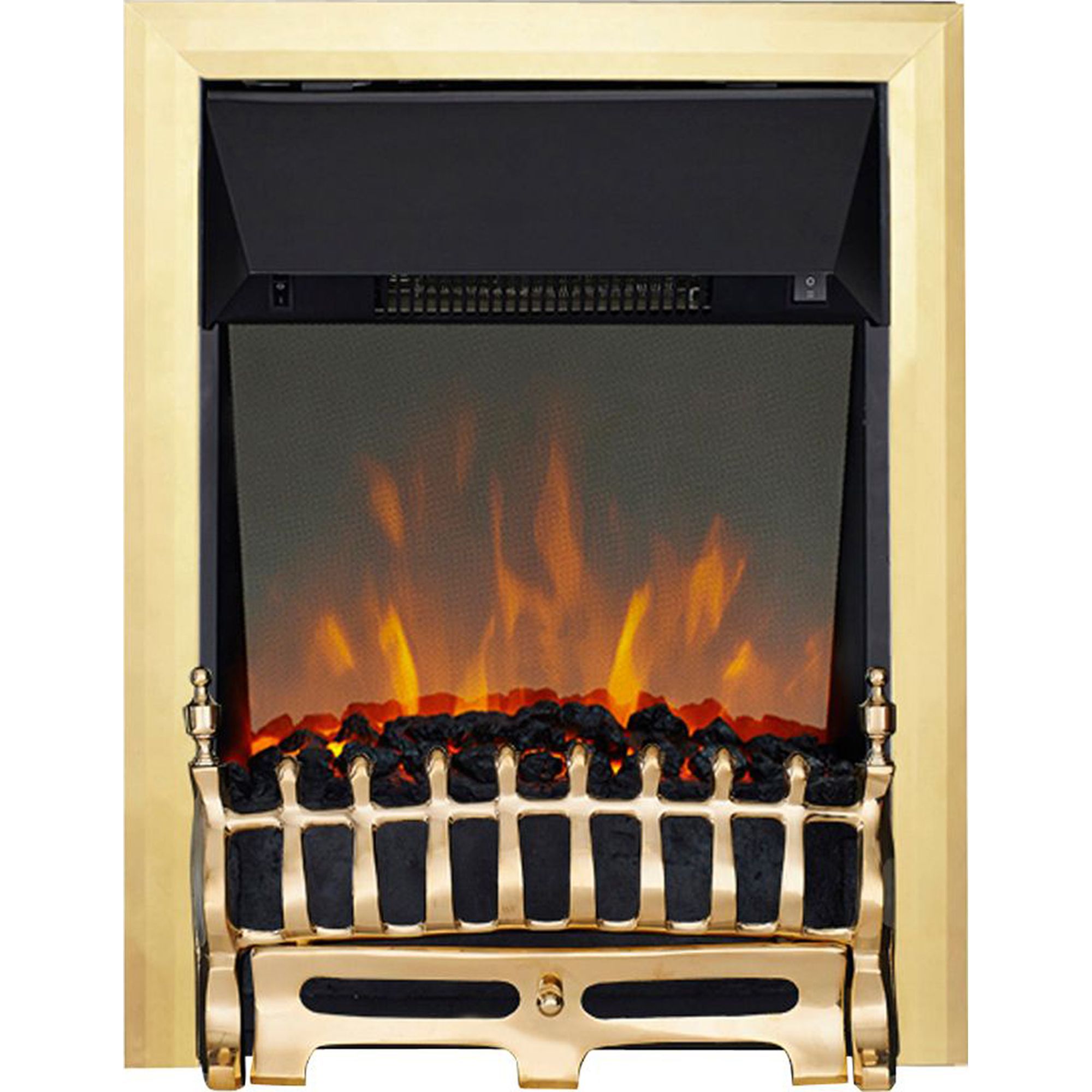 Focal Point Blenheim 2kW Brass effect Electric Fire