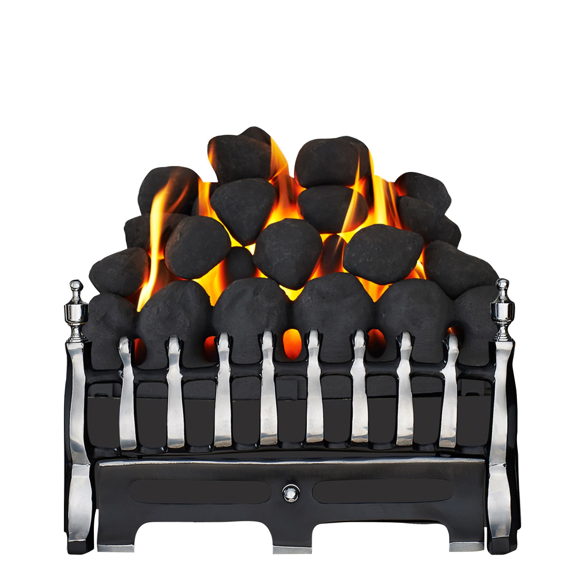 Focal Point Blenheim Black Manual control Gas Fire tray