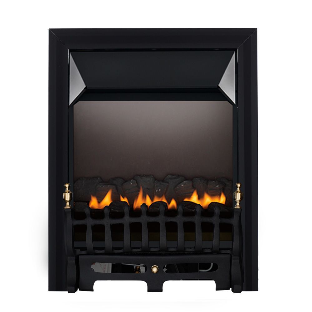 Focal Point Blenheim flue less Black Manual control Gas Fire