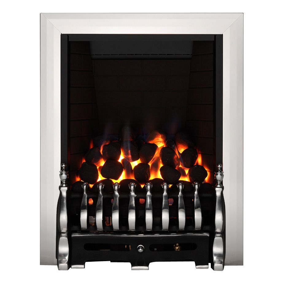 Focal Point Blenheim full depth Black Remote controlled Gas Fire Tradepoint