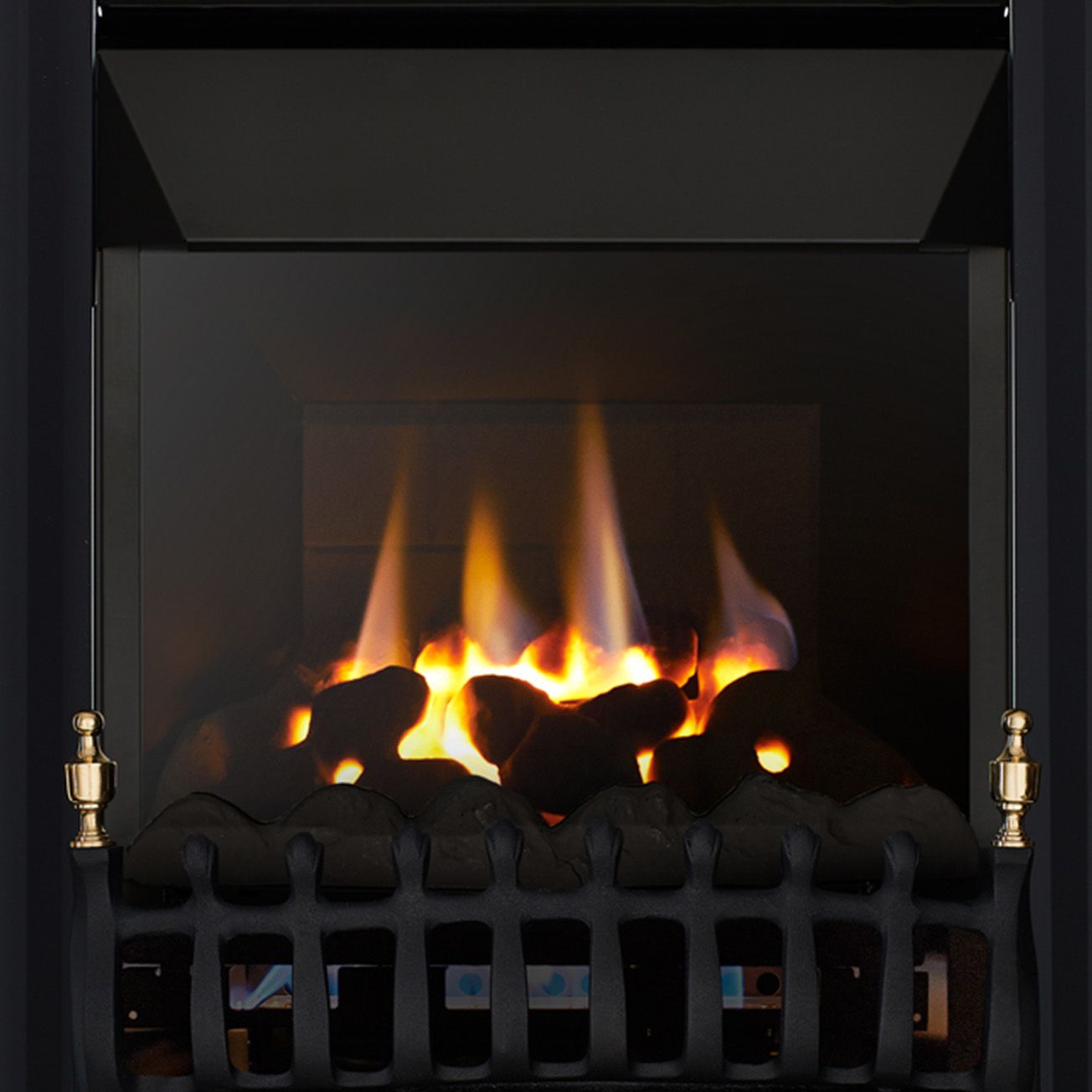 Focal Point Blenheim high efficiency Black Manual control Gas Fire